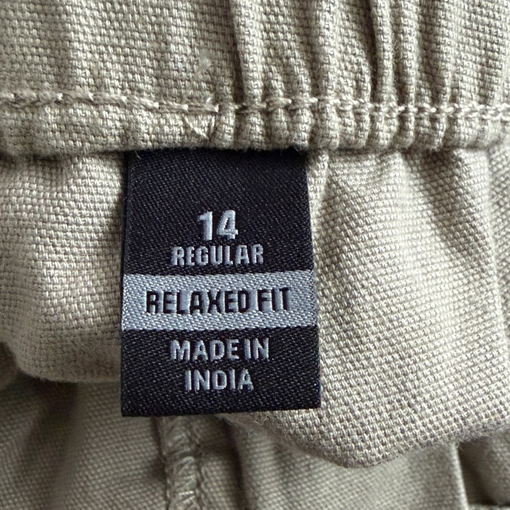 Carhartt Canvas Relaxed Fit Elastic Waist Workwear Granola Carpenter Shorts - Picture 6 of 15